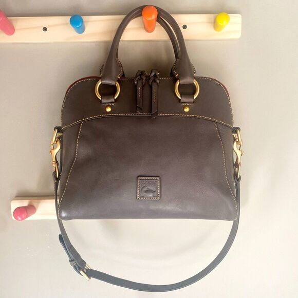 Dooney & Bourke Brown Satchel - Picture 1 of 15